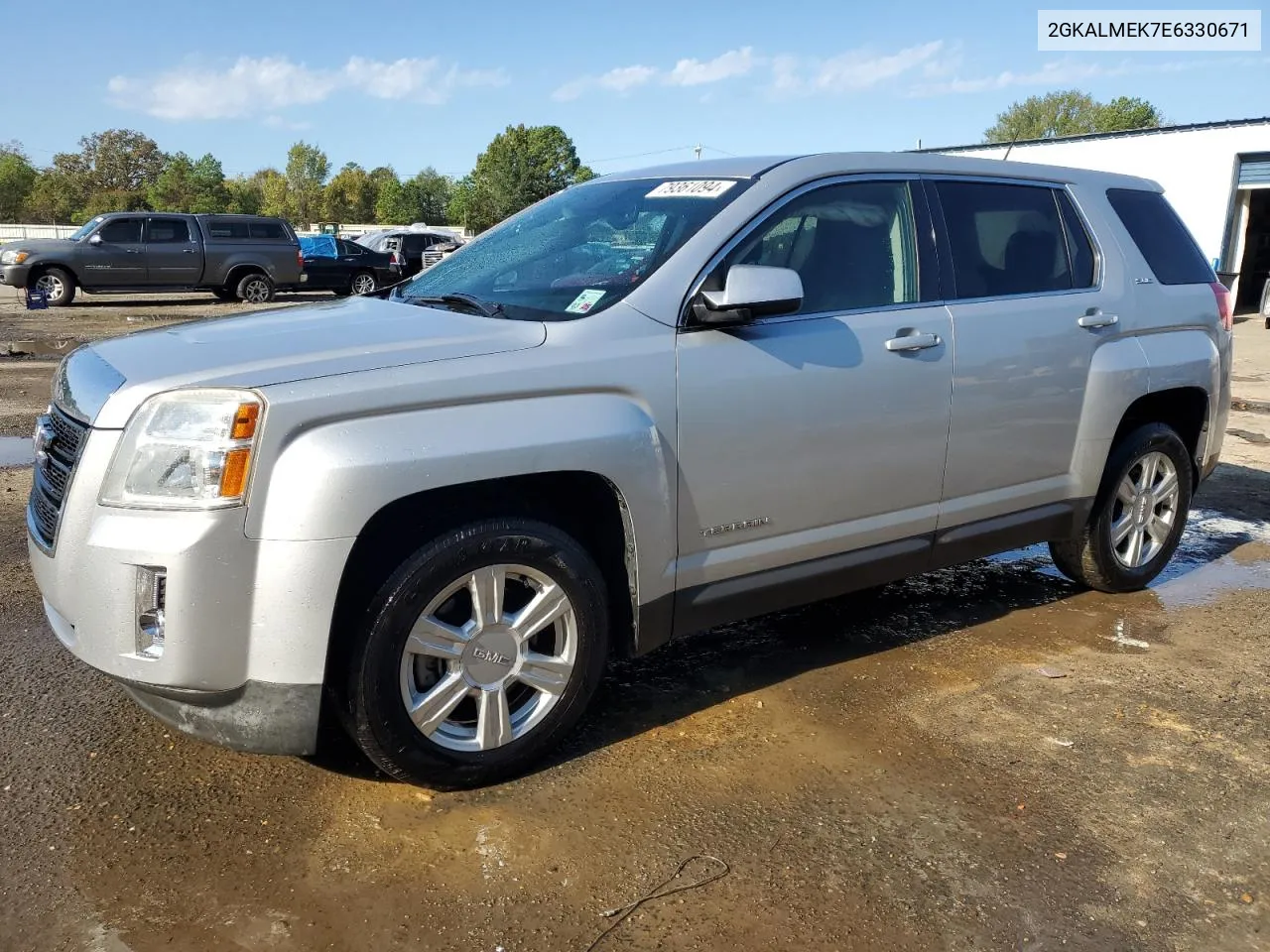 2014 GMC Terrain Sle VIN: 2GKALMEK7E6330671 Lot: 79361094