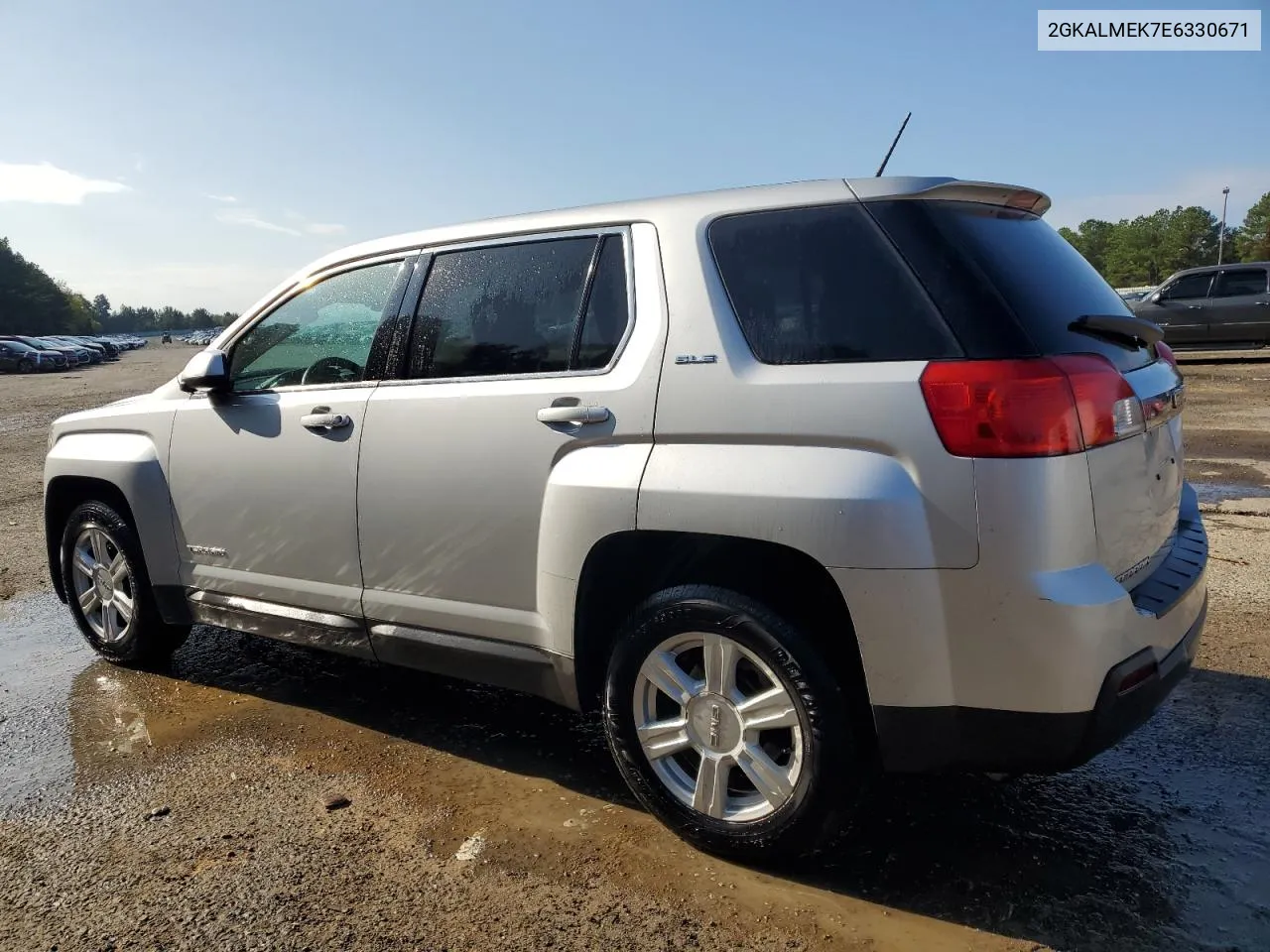 2014 GMC Terrain Sle VIN: 2GKALMEK7E6330671 Lot: 79361094