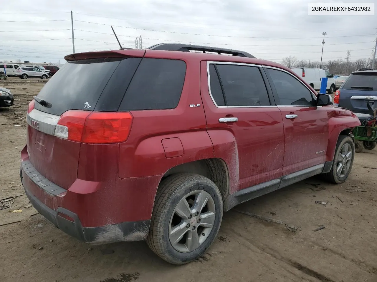 2015 GMC Terrain Sle VIN: 2GKALREKXF6432982 Lot: 42618364