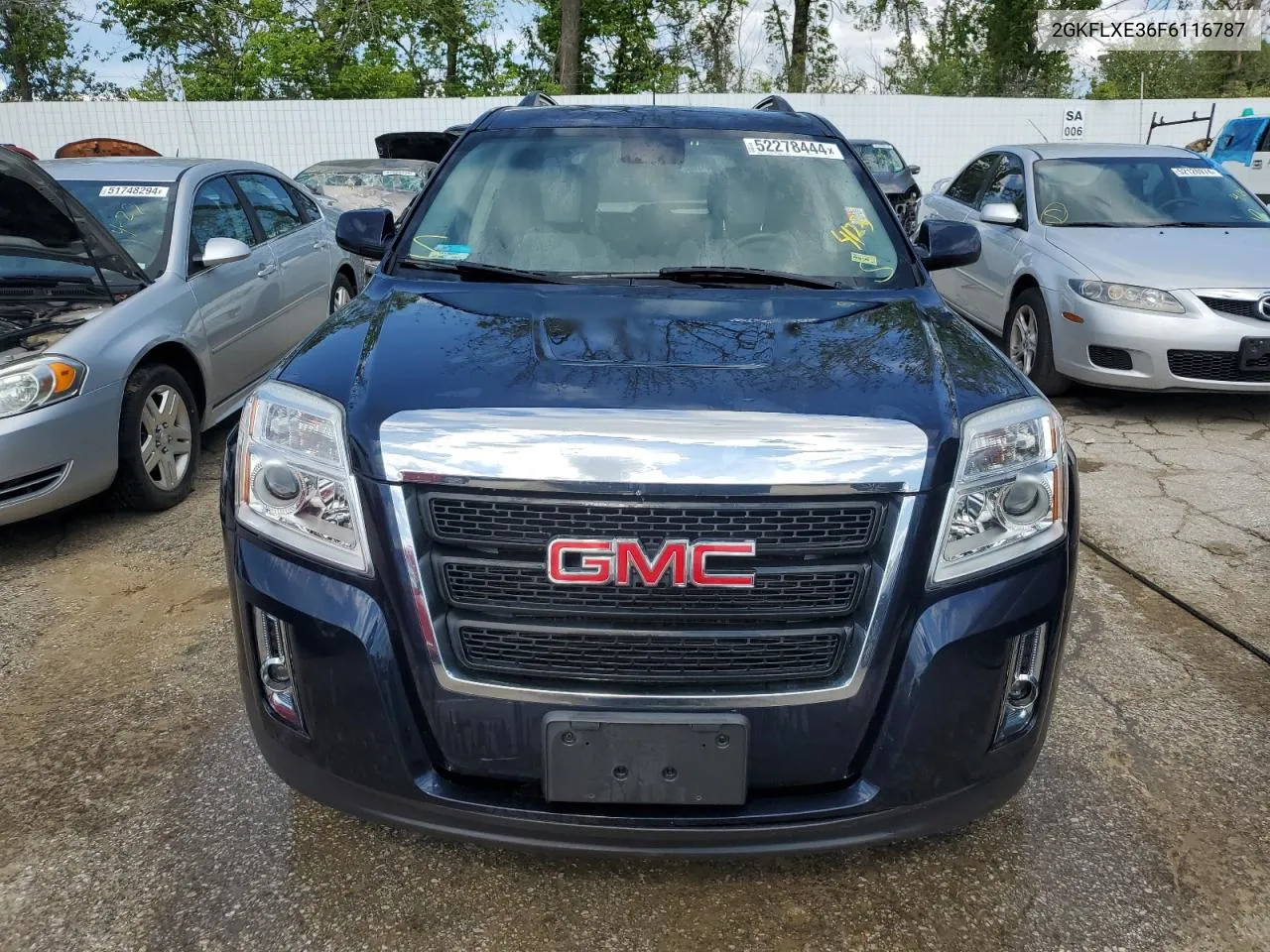 2015 GMC Terrain Slt VIN: 2GKFLXE36F6116787 Lot: 52278444