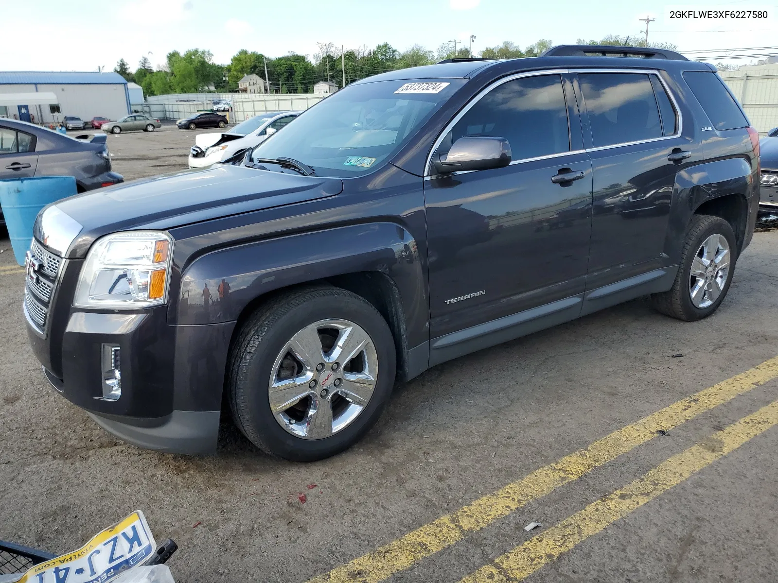 2015 GMC Terrain Sle VIN: 2GKFLWE3XF6227580 Lot: 56468494