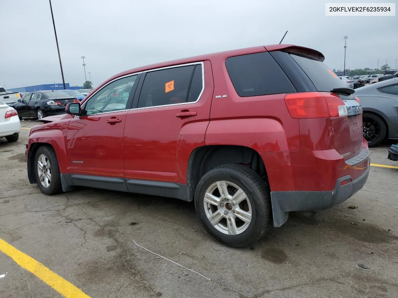 2015 GMC Terrain Sle VIN: 2GKFLVEK2F6235934 Lot: 56754594