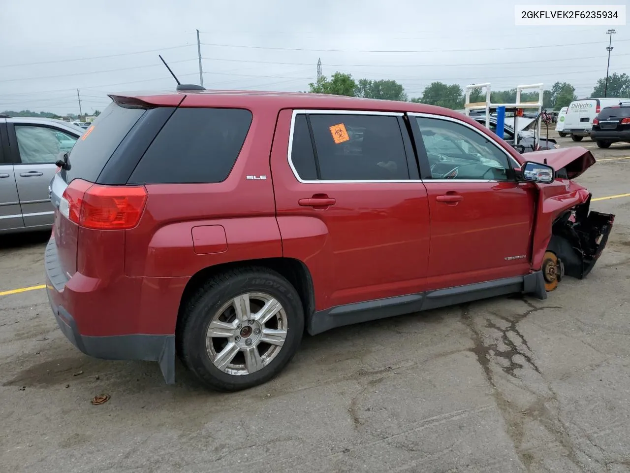 2015 GMC Terrain Sle VIN: 2GKFLVEK2F6235934 Lot: 56754594