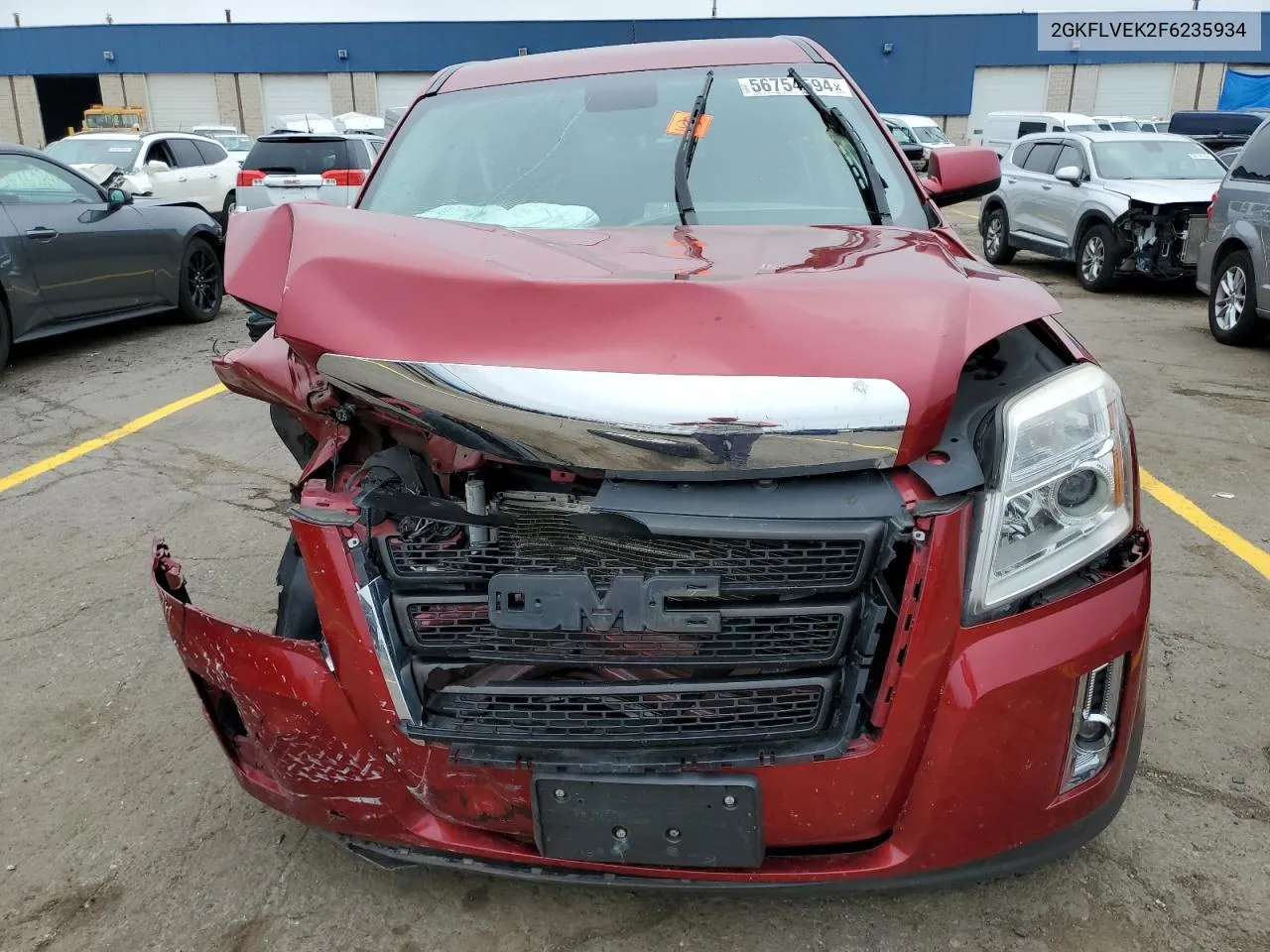 2GKFLVEK2F6235934 2015 GMC Terrain Sle