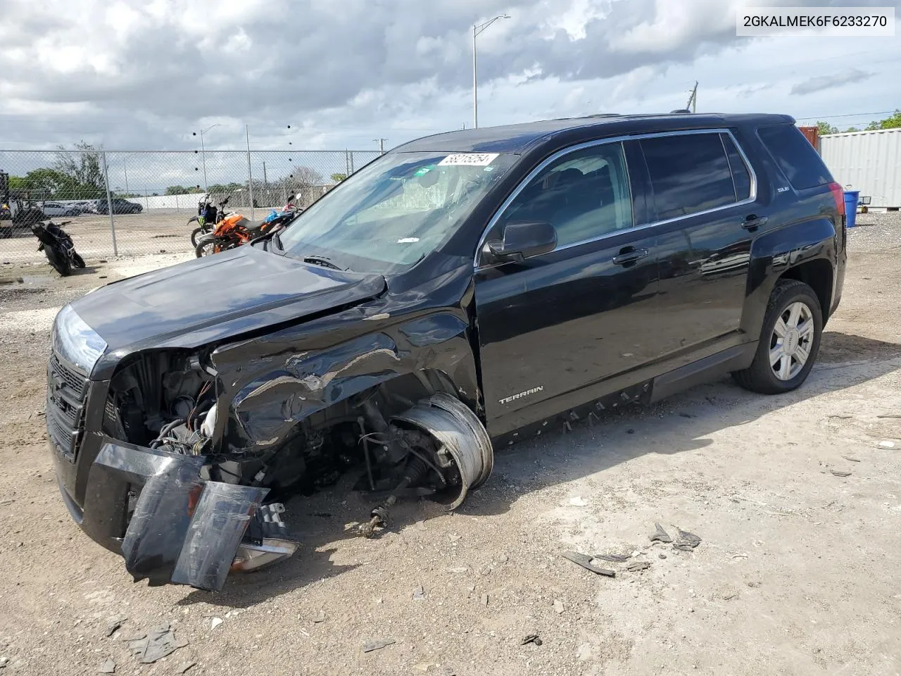 2015 GMC Terrain Sle VIN: 2GKALMEK6F6233270 Lot: 58215254