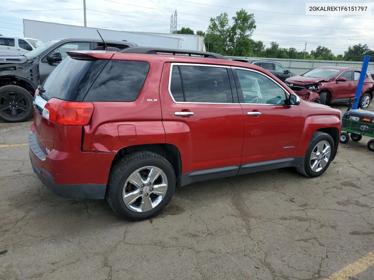 2015 GMC Terrain Sle VIN: 2GKALREK1F6151797 Lot: 61303014