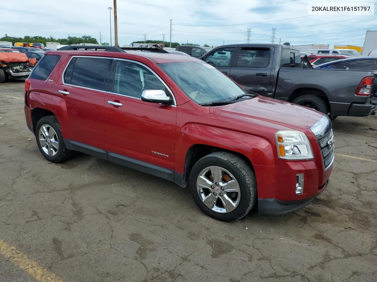 2015 GMC Terrain Sle VIN: 2GKALREK1F6151797 Lot: 61303014