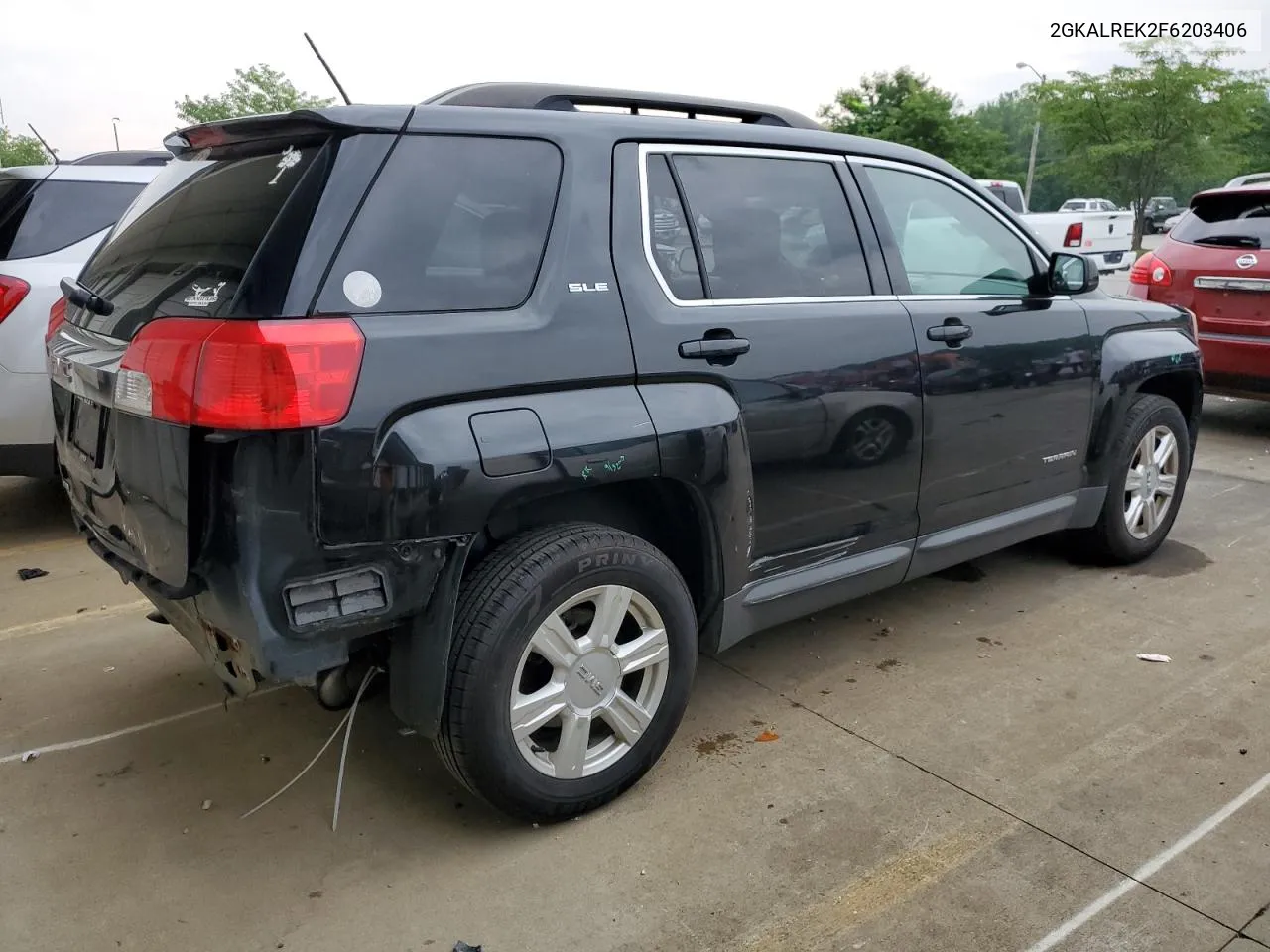 2015 GMC Terrain Sle VIN: 2GKALREK2F6203406 Lot: 61645744