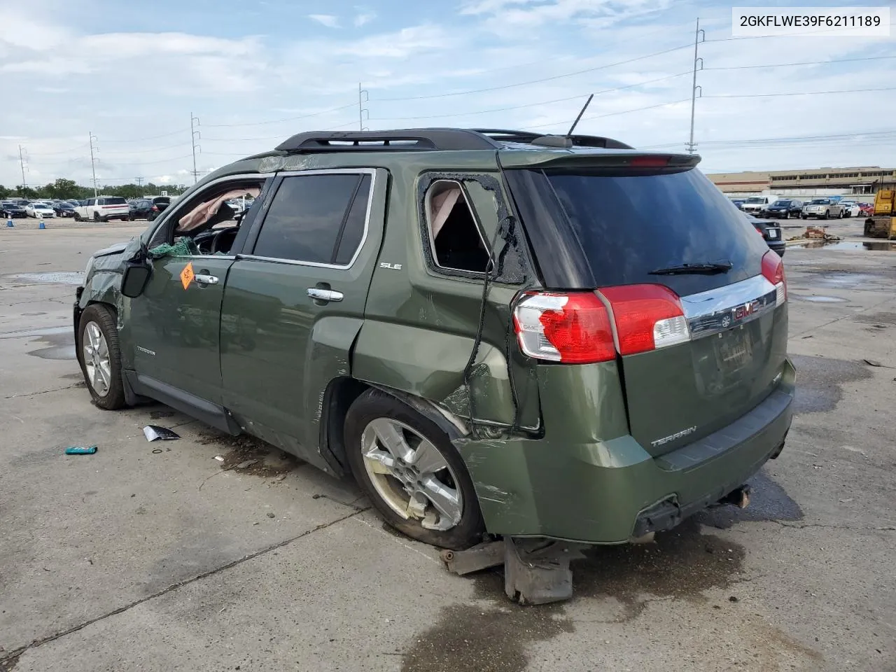 2015 GMC Terrain Sle VIN: 2GKFLWE39F6211189 Lot: 62524214