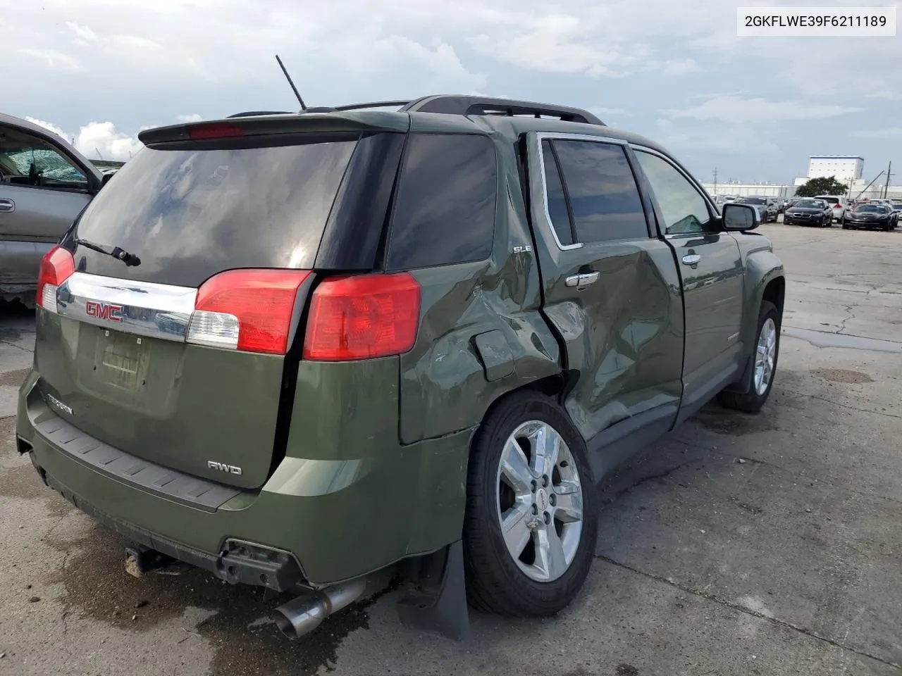 2015 GMC Terrain Sle VIN: 2GKFLWE39F6211189 Lot: 62524214