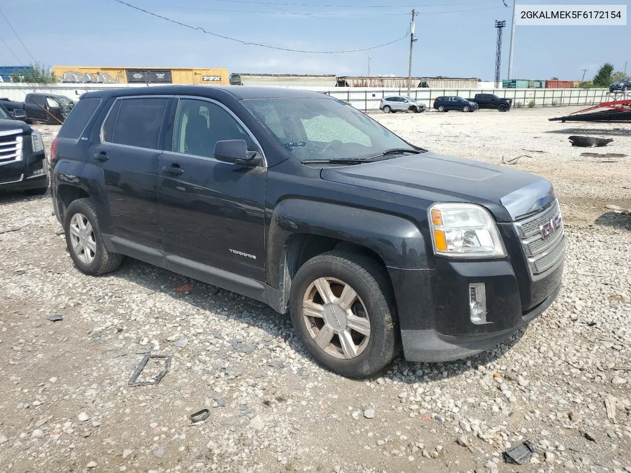 2015 GMC Terrain Sle VIN: 2GKALMEK5F6172154 Lot: 62714774