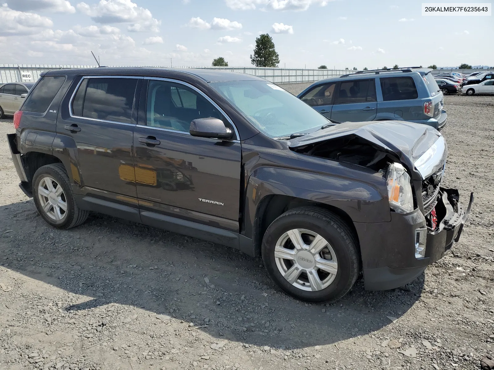 2015 GMC Terrain Sle VIN: 2GKALMEK7F6235643 Lot: 66698624