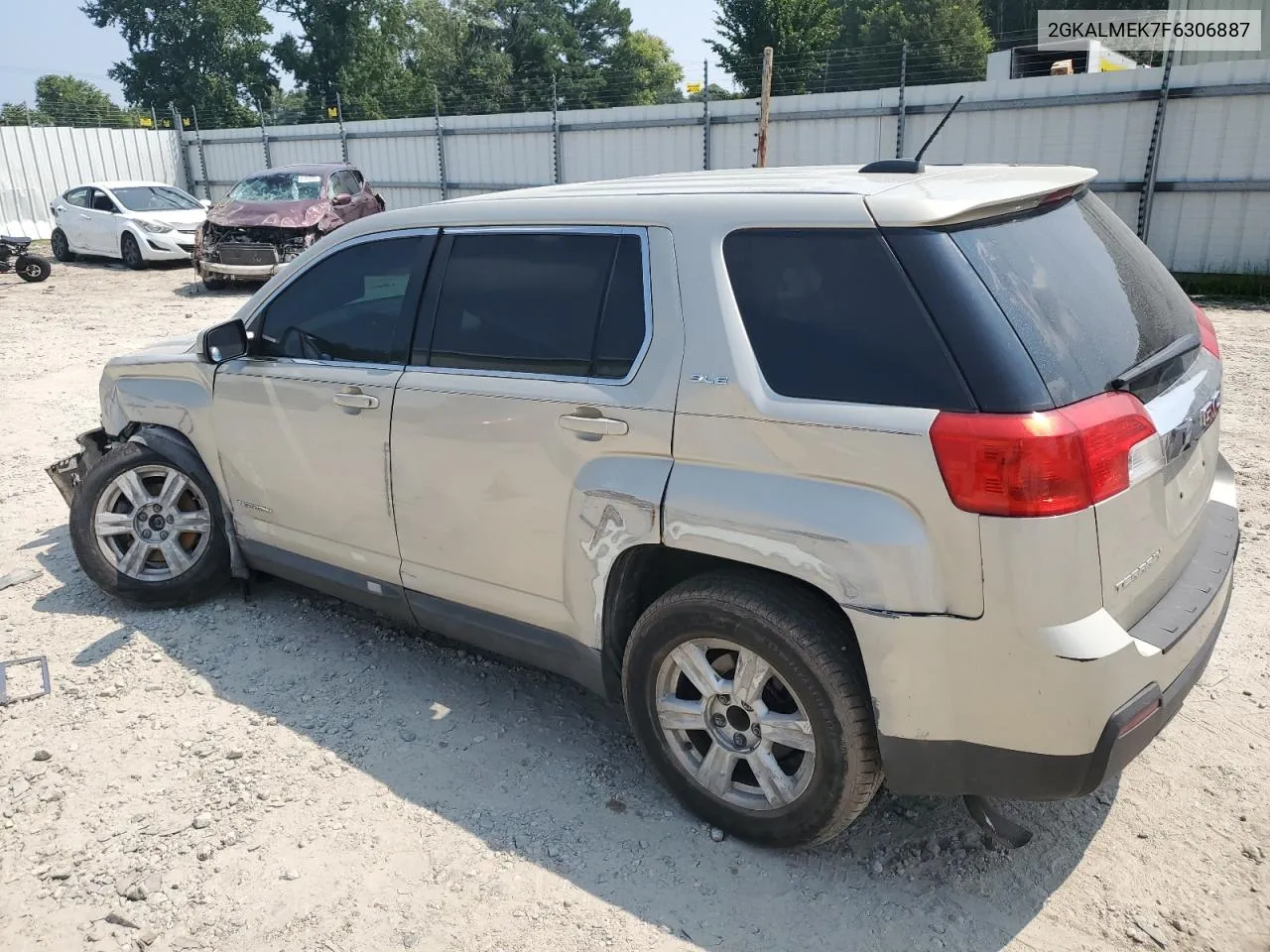 2015 GMC Terrain Sle VIN: 2GKALMEK7F6306887 Lot: 67035794