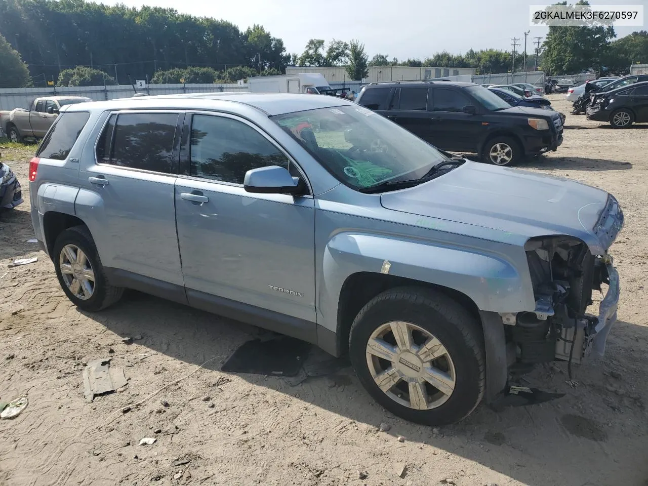 2015 GMC Terrain Sle VIN: 2GKALMEK3F6270597 Lot: 67236084