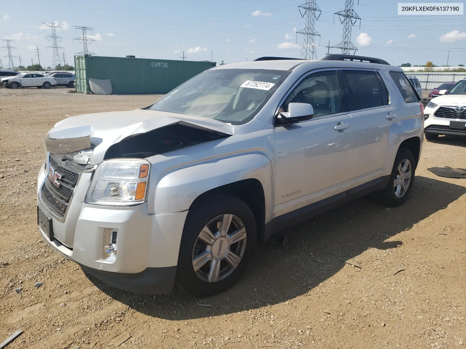 2015 GMC Terrain Slt VIN: 2GKFLXEK0F6137190 Lot: 67262774