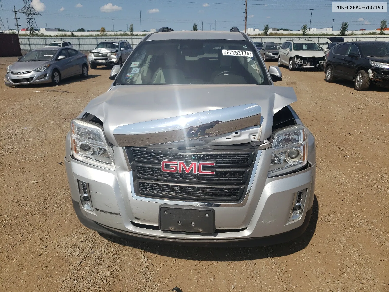 2015 GMC Terrain Slt VIN: 2GKFLXEK0F6137190 Lot: 67262774