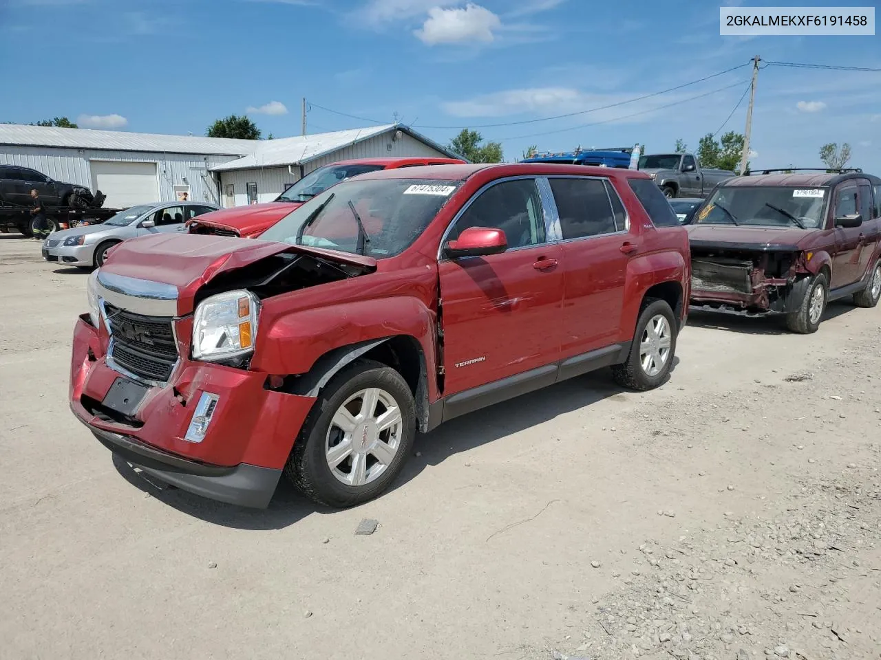 2015 GMC Terrain Sle VIN: 2GKALMEKXF6191458 Lot: 67475304