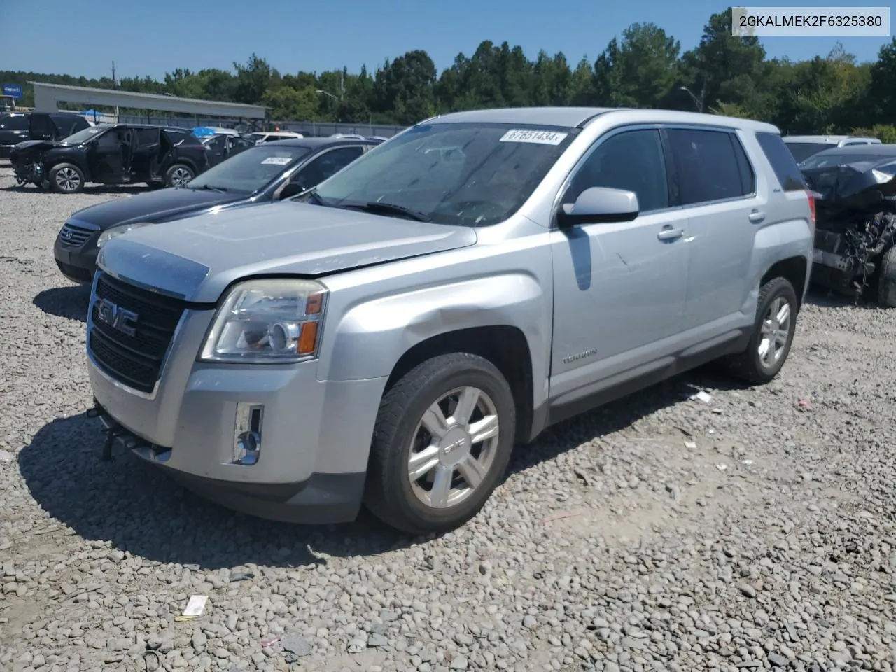 2015 GMC Terrain Sle VIN: 2GKALMEK2F6325380 Lot: 67651434