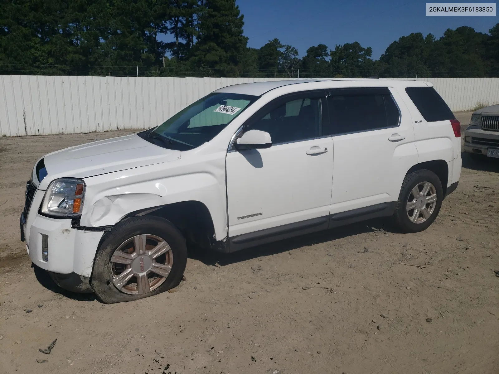 2015 GMC Terrain Sle VIN: 2GKALMEK3F6183850 Lot: 67664664