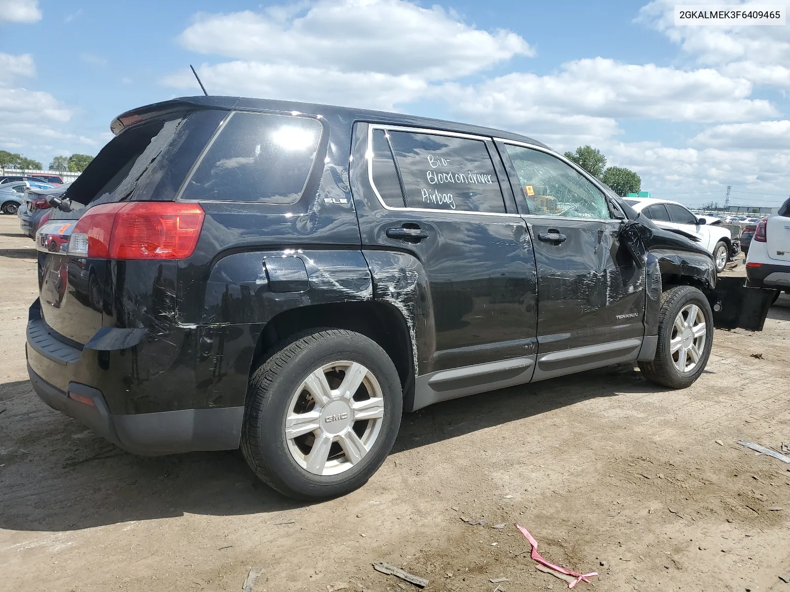 2GKALMEK3F6409465 2015 GMC Terrain Sle