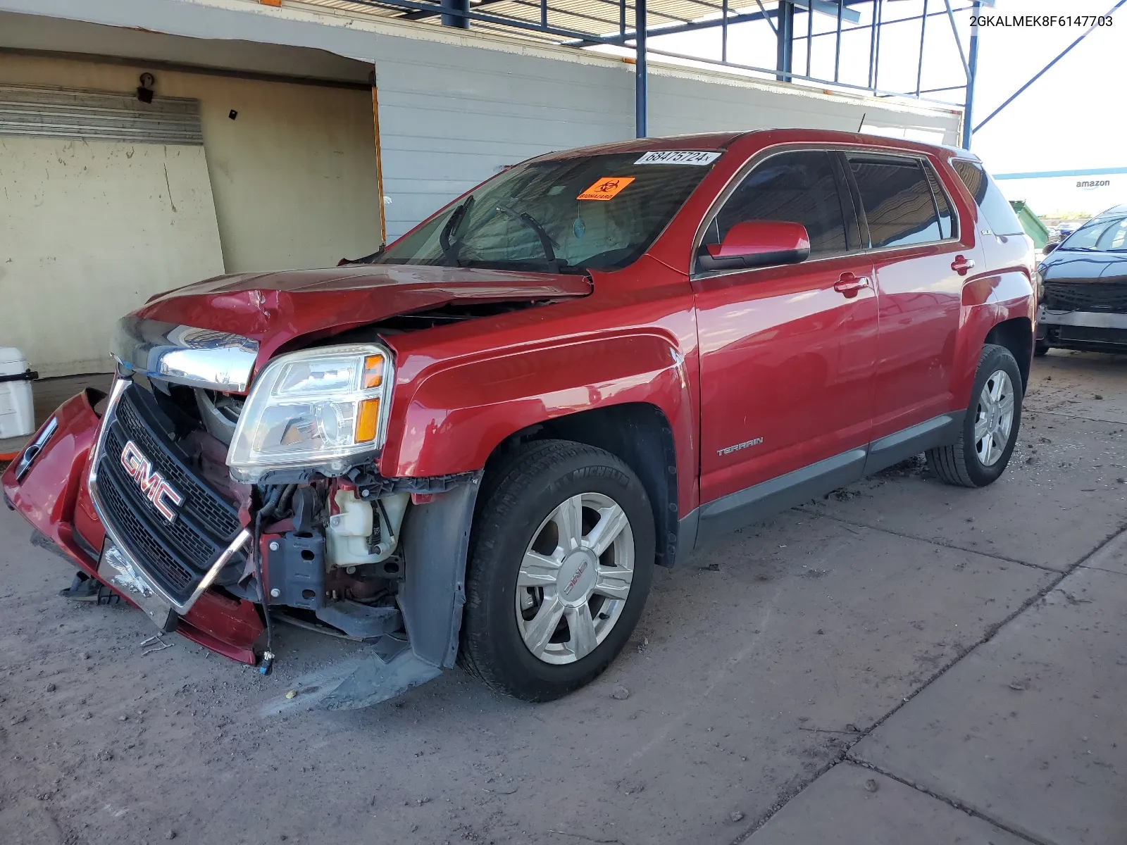 2015 GMC Terrain Sle VIN: 2GKALMEK8F6147703 Lot: 68475724