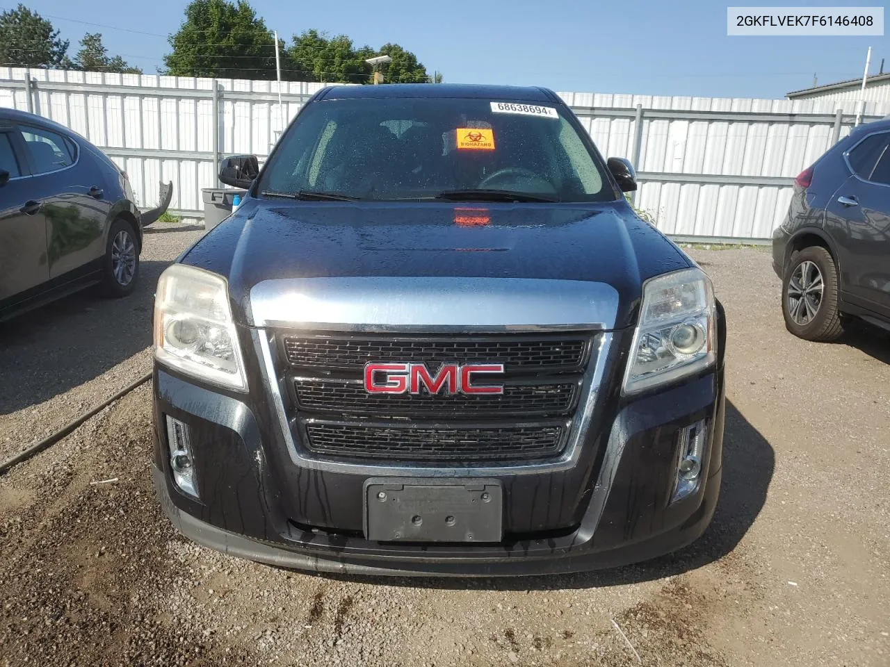 2015 GMC Terrain Sle VIN: 2GKFLVEK7F6146408 Lot: 68638694