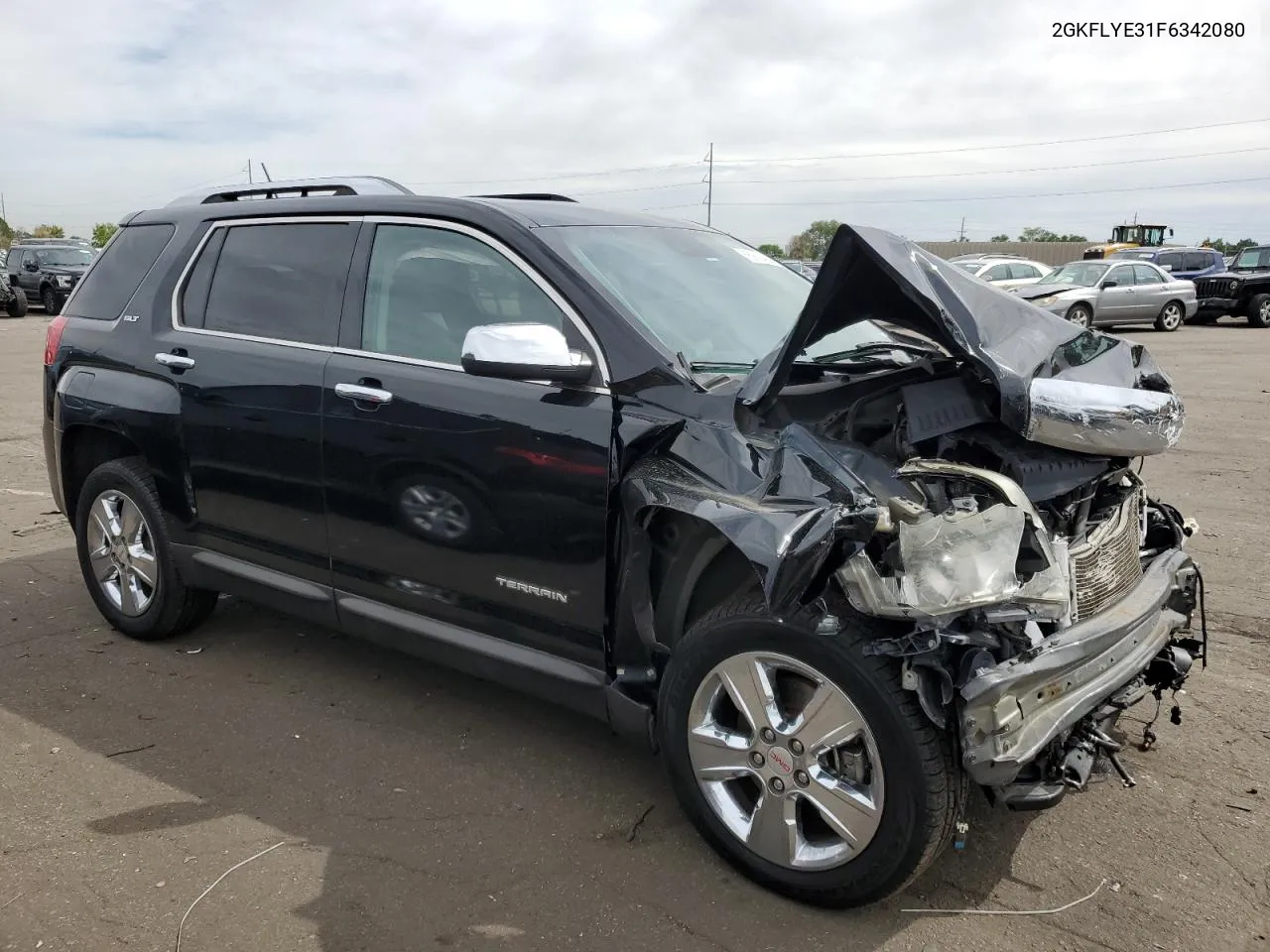 2GKFLYE31F6342080 2015 GMC Terrain Slt