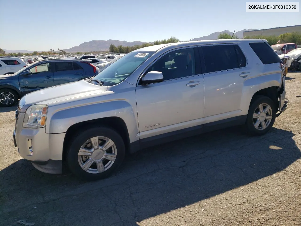 2015 GMC Terrain Sle VIN: 2GKALMEK0F6310358 Lot: 70465324