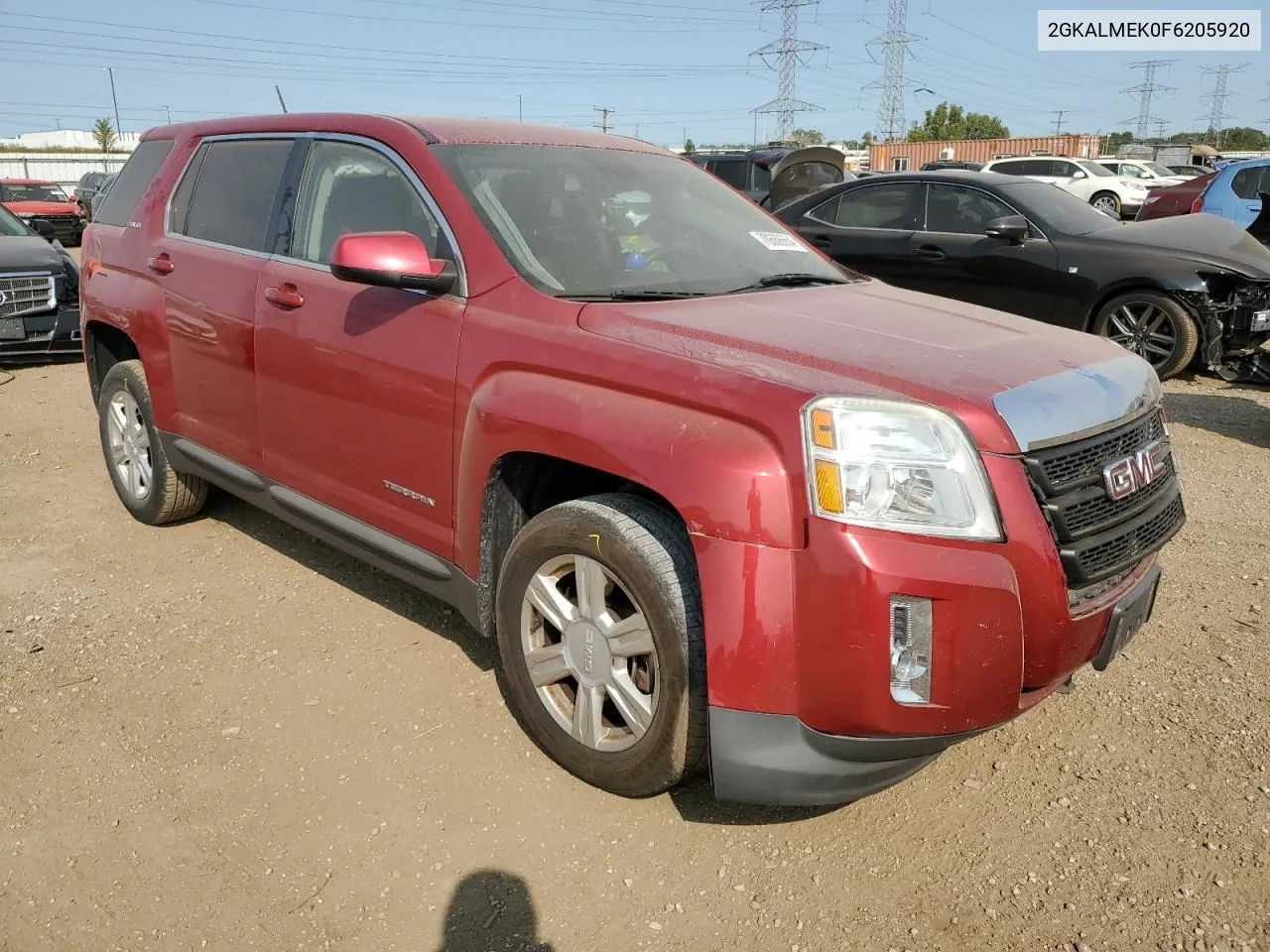 2015 GMC Terrain Sle VIN: 2GKALMEK0F6205920 Lot: 70688654