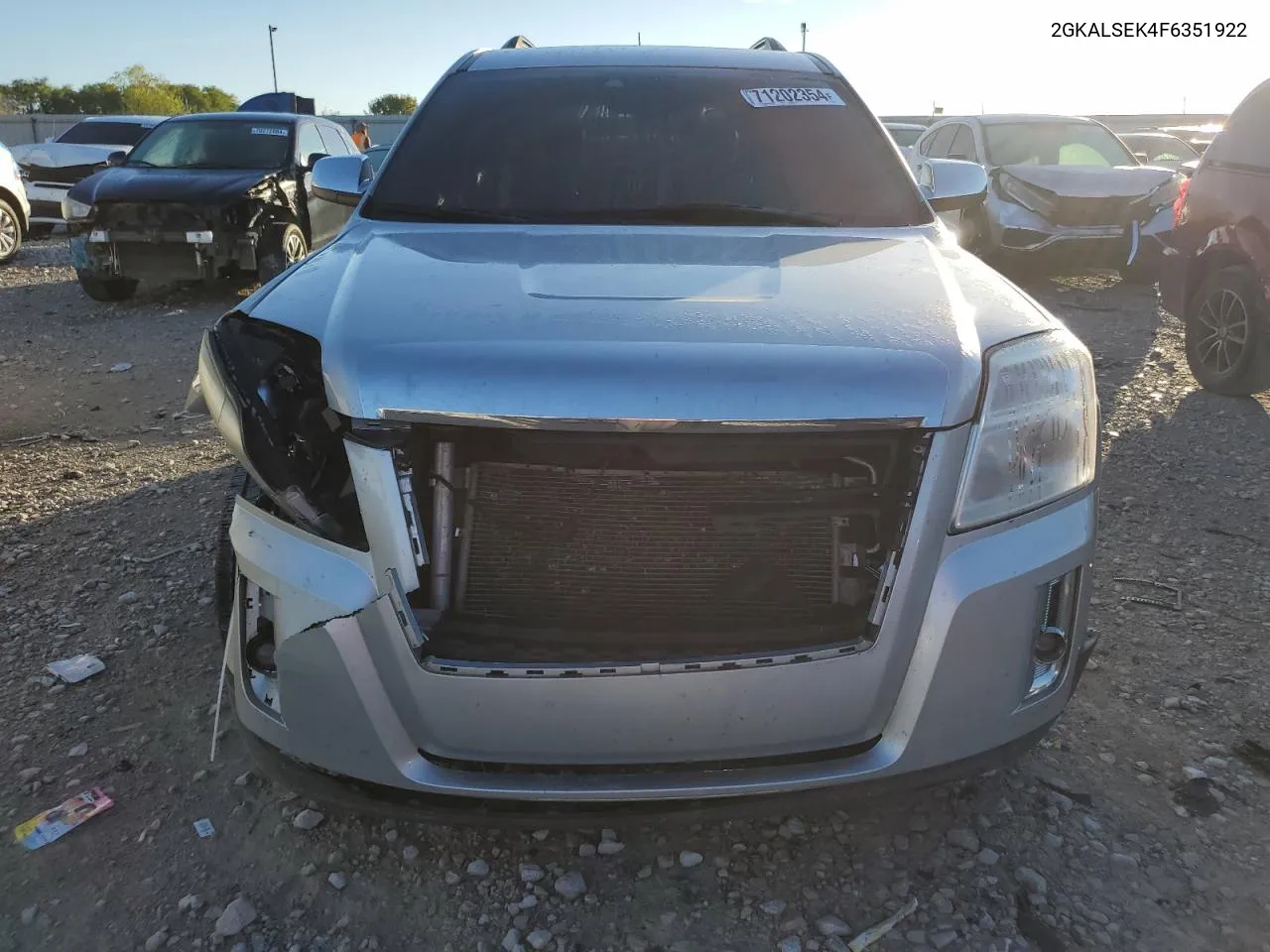 2015 GMC Terrain Slt VIN: 2GKALSEK4F6351922 Lot: 71202354