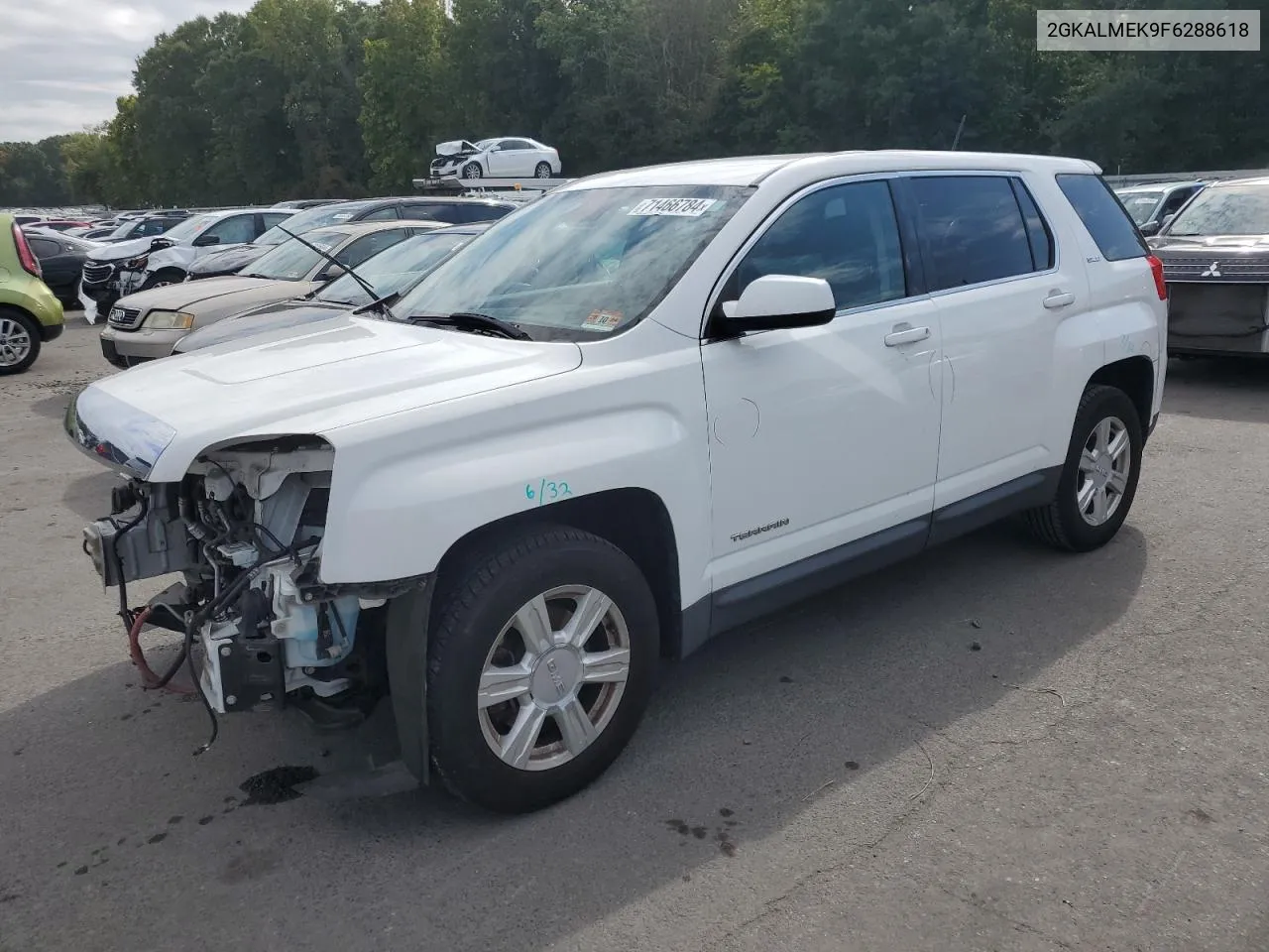 2015 GMC Terrain Sle VIN: 2GKALMEK9F6288618 Lot: 71466784