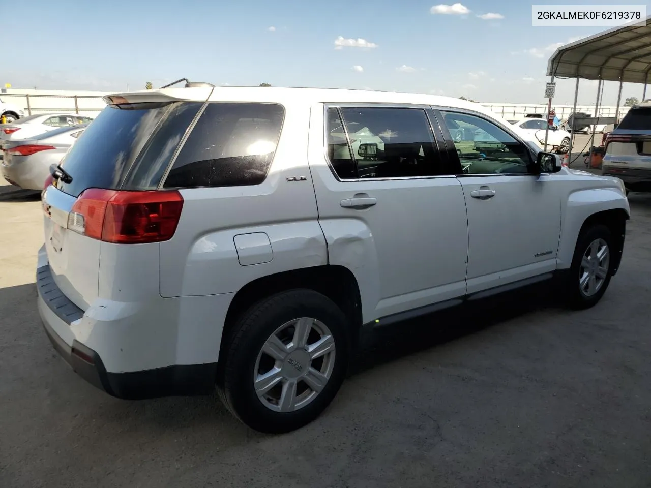 2015 GMC Terrain Sle VIN: 2GKALMEK0F6219378 Lot: 71832764