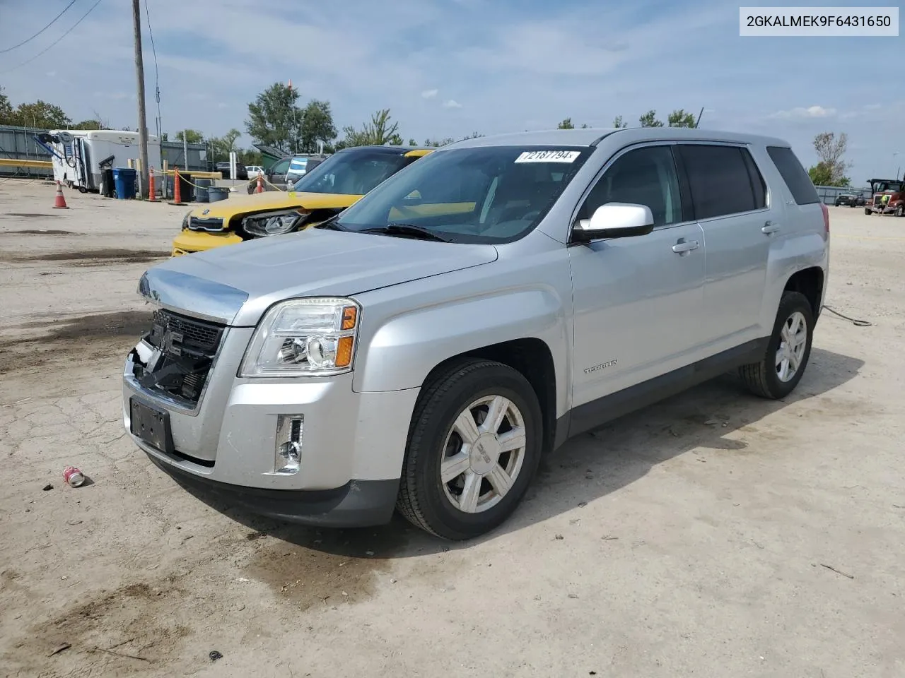 2015 GMC Terrain Sle VIN: 2GKALMEK9F6431650 Lot: 72187794