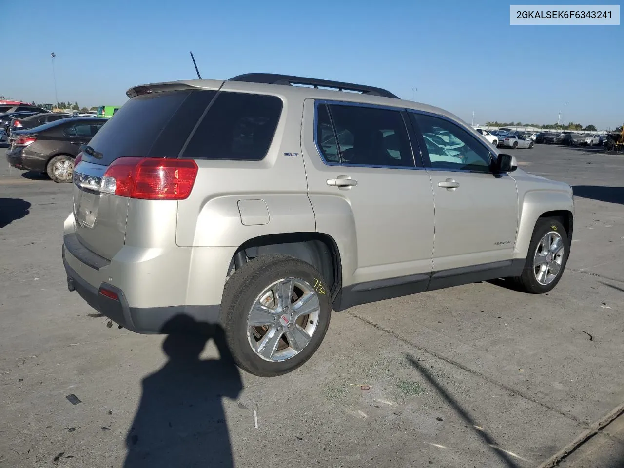 2015 GMC Terrain Slt VIN: 2GKALSEK6F6343241 Lot: 72822324