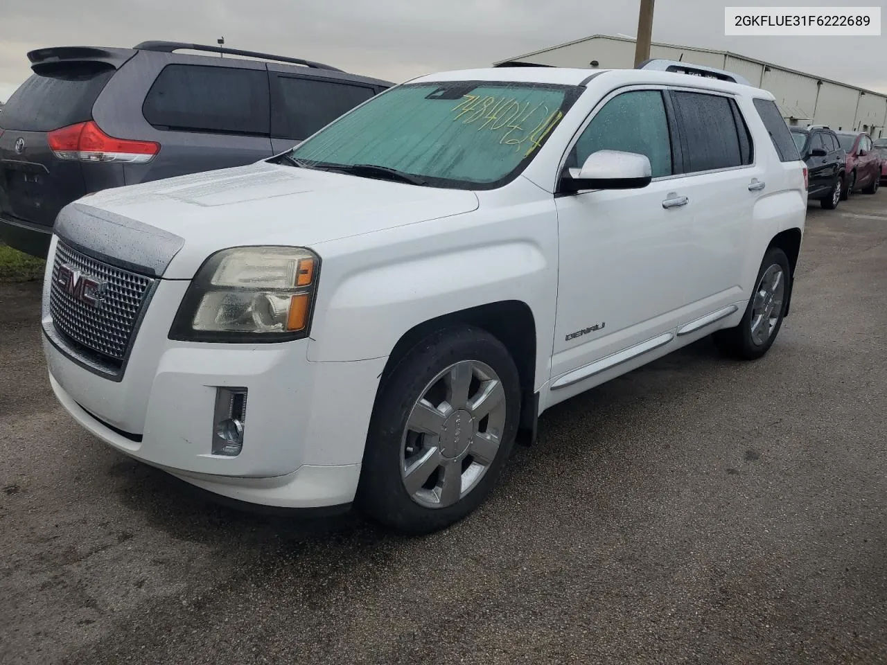 2015 GMC Terrain Denali VIN: 2GKFLUE31F6222689 Lot: 74840424