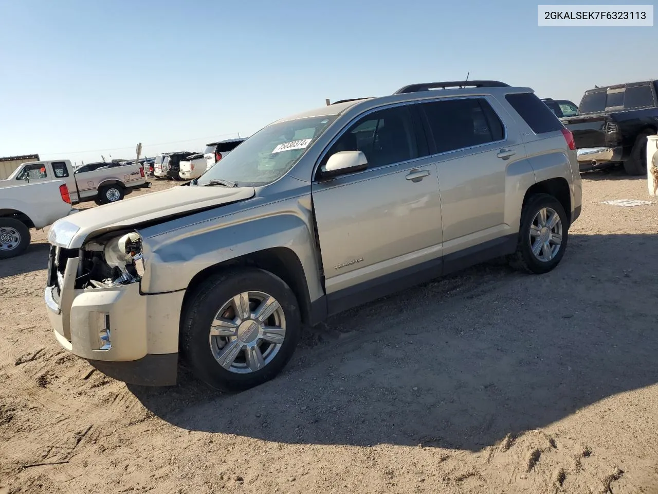 2015 GMC Terrain Slt VIN: 2GKALSEK7F6323113 Lot: 75030374