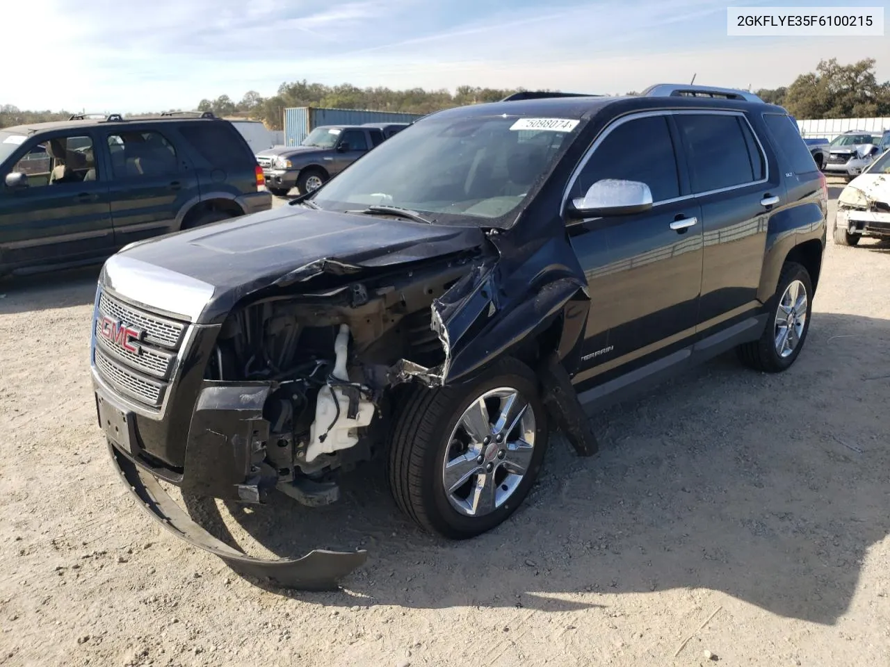 2015 GMC Terrain Slt VIN: 2GKFLYE35F6100215 Lot: 75098074