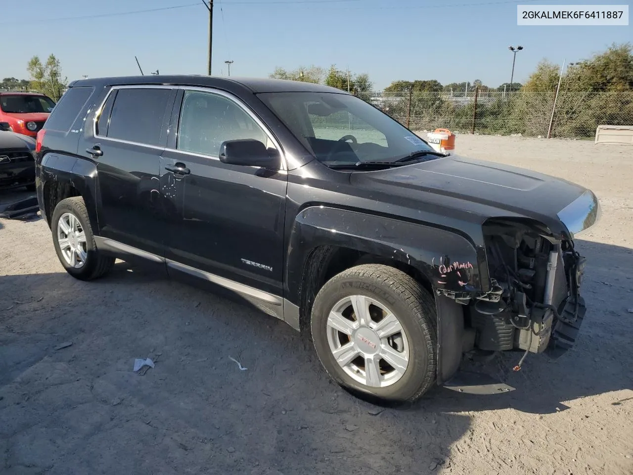 2015 GMC Terrain Sle VIN: 2GKALMEK6F6411887 Lot: 75206964