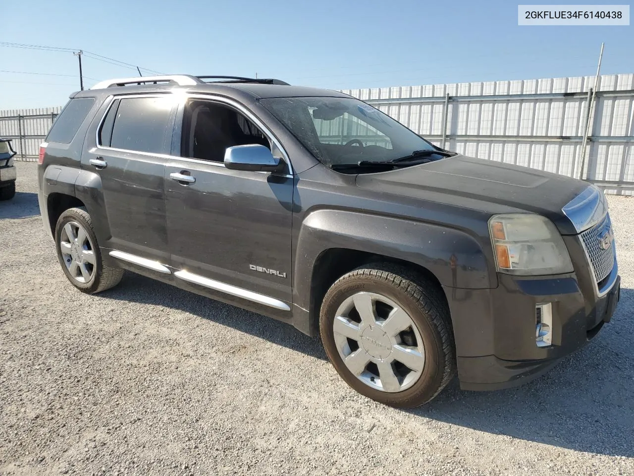 2015 GMC Terrain Denali VIN: 2GKFLUE34F6140438 Lot: 75391244