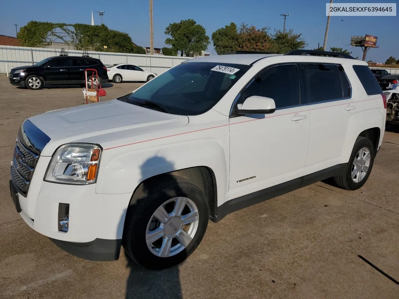 2015 GMC Terrain Slt VIN: 2GKALSEKXF6394645 Lot: 75479114