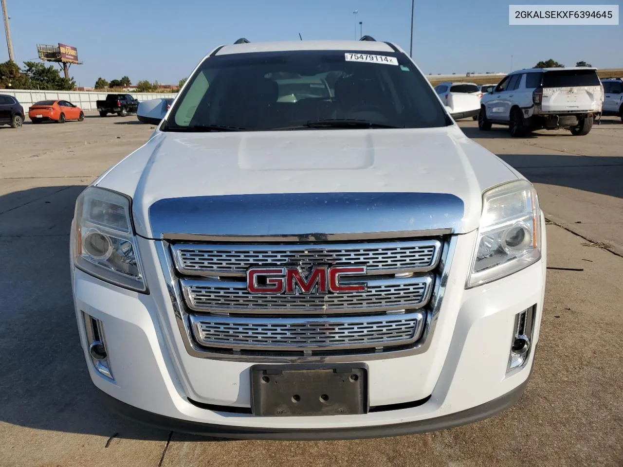 2015 GMC Terrain Slt VIN: 2GKALSEKXF6394645 Lot: 75479114