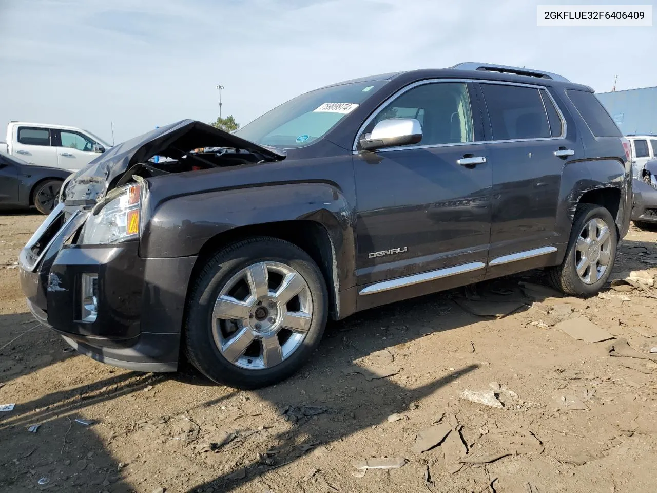 2015 GMC Terrain Denali VIN: 2GKFLUE32F6406409 Lot: 75909974