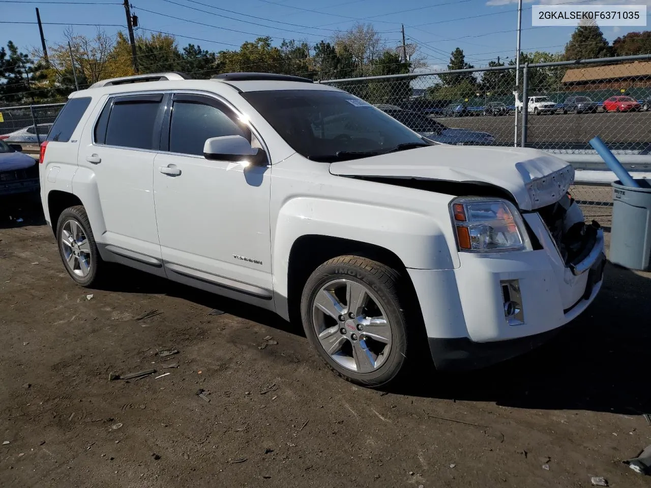 2015 GMC Terrain Slt VIN: 2GKALSEK0F6371035 Lot: 76133514