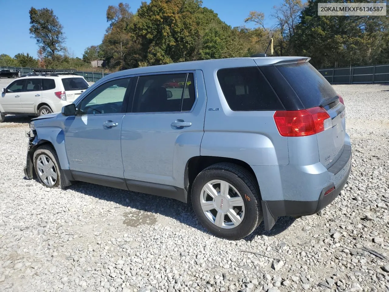 2015 GMC Terrain Sle VIN: 2GKALMEKXF6136587 Lot: 76926844