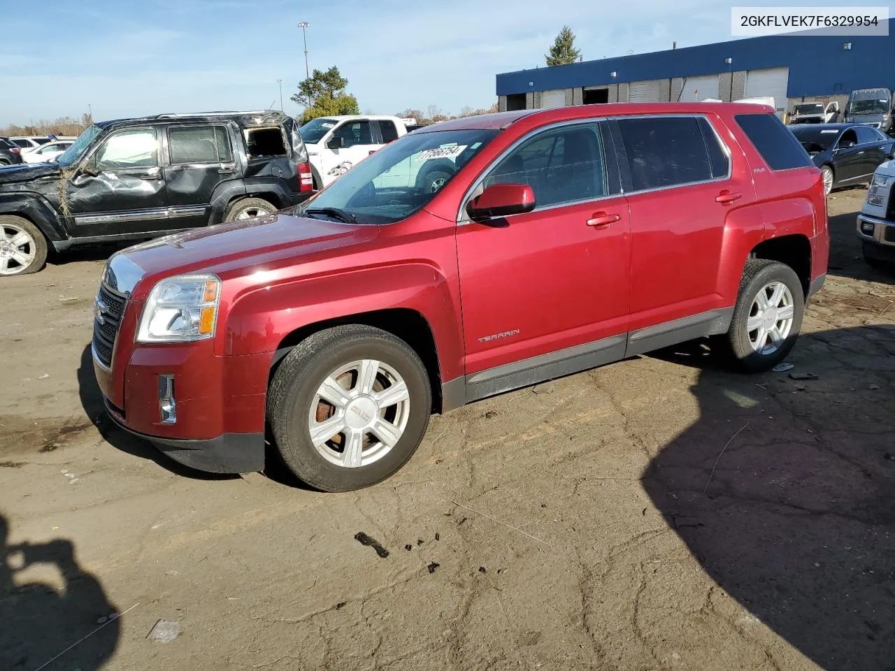 2015 GMC Terrain Sle VIN: 2GKFLVEK7F6329954 Lot: 77566754