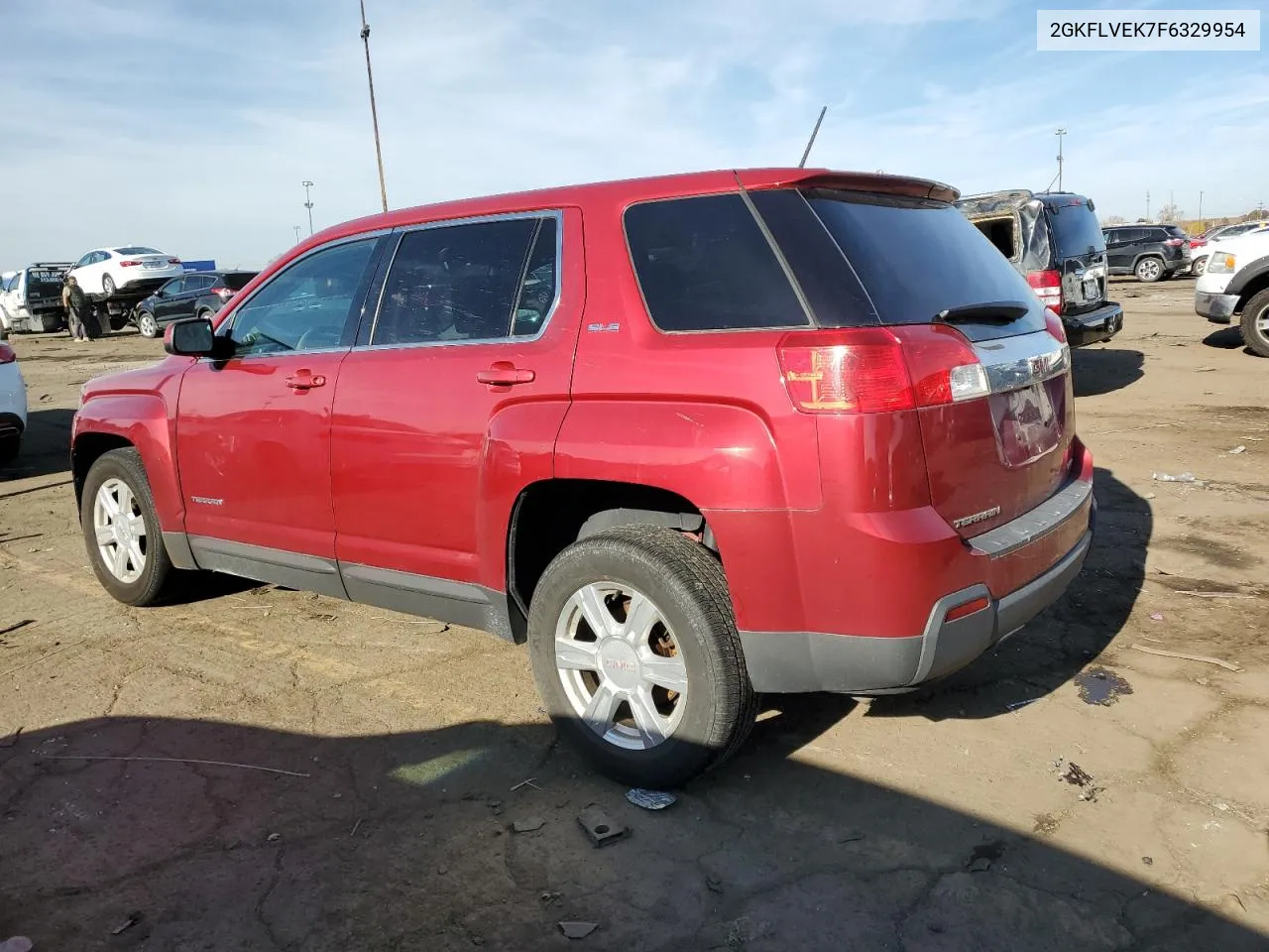 2015 GMC Terrain Sle VIN: 2GKFLVEK7F6329954 Lot: 77566754