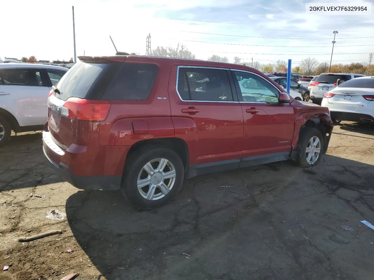 2015 GMC Terrain Sle VIN: 2GKFLVEK7F6329954 Lot: 77566754