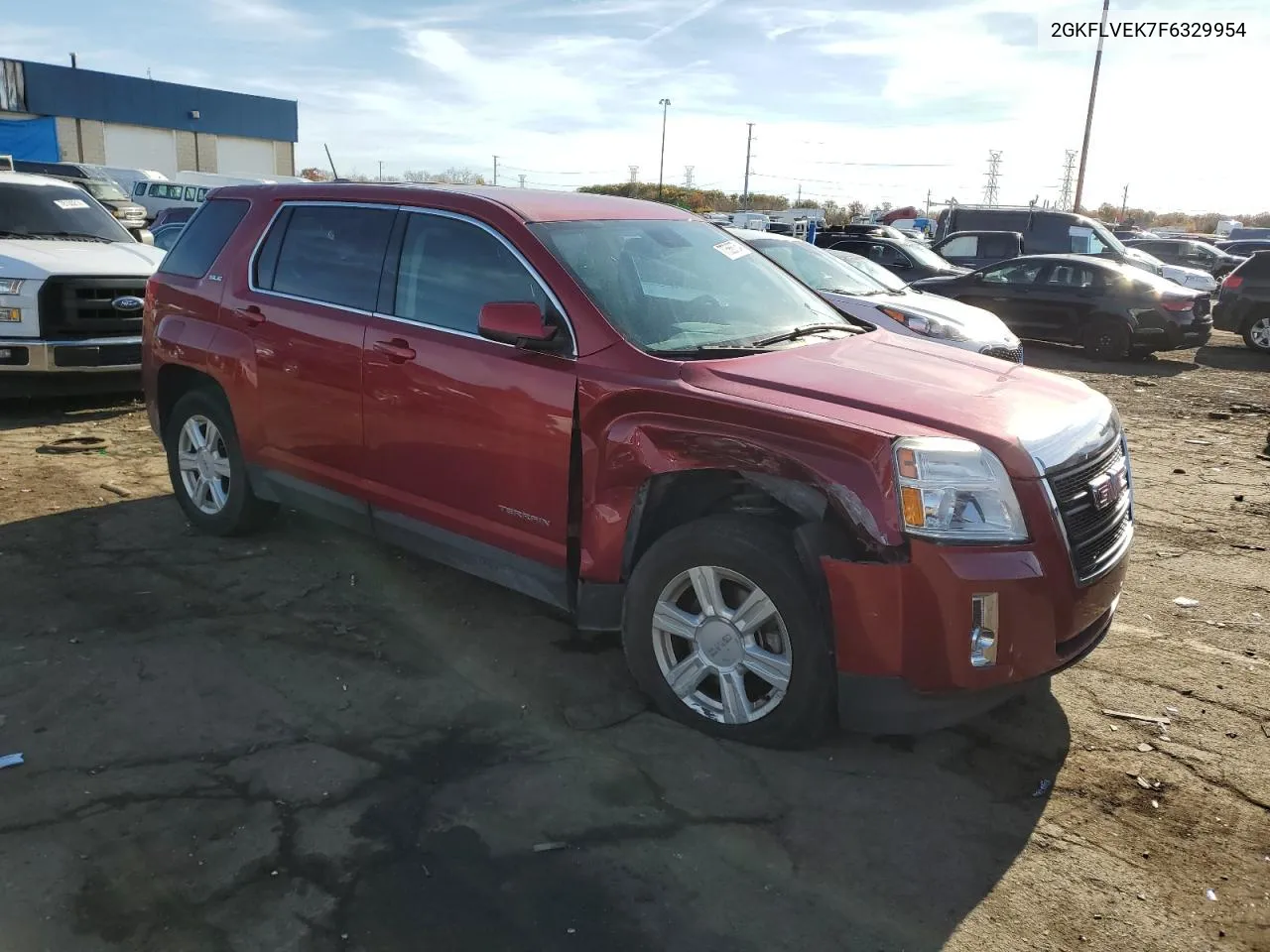 2015 GMC Terrain Sle VIN: 2GKFLVEK7F6329954 Lot: 77566754