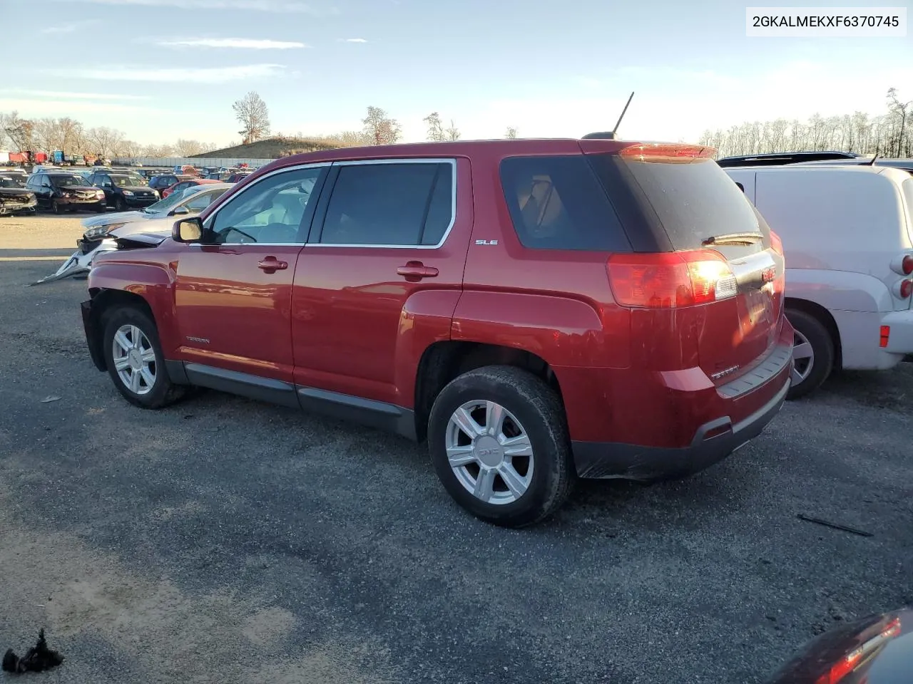 2015 GMC Terrain Sle VIN: 2GKALMEKXF6370745 Lot: 79187424