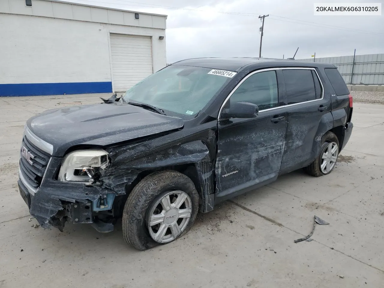 2016 GMC Terrain Sle VIN: 2GKALMEK6G6310205 Lot: 46665214